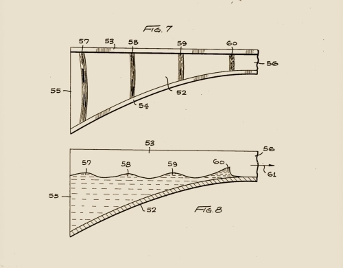 Drawing, Figures 7 & 8 From The Patent 